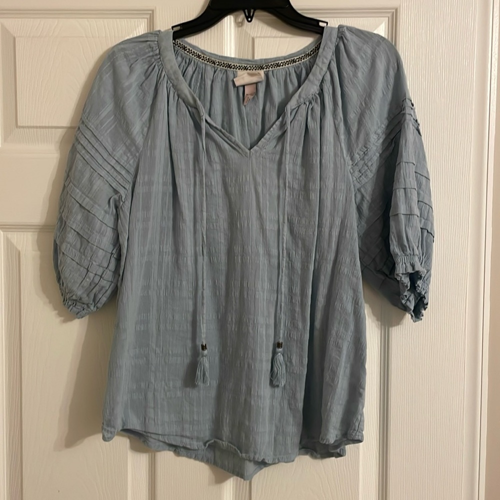 Light blue size medium blouse